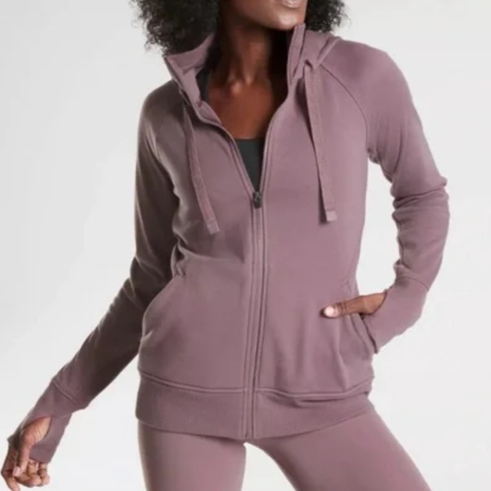 EUC Athleta Triumph Purple Hoodie. Women's Size: S.